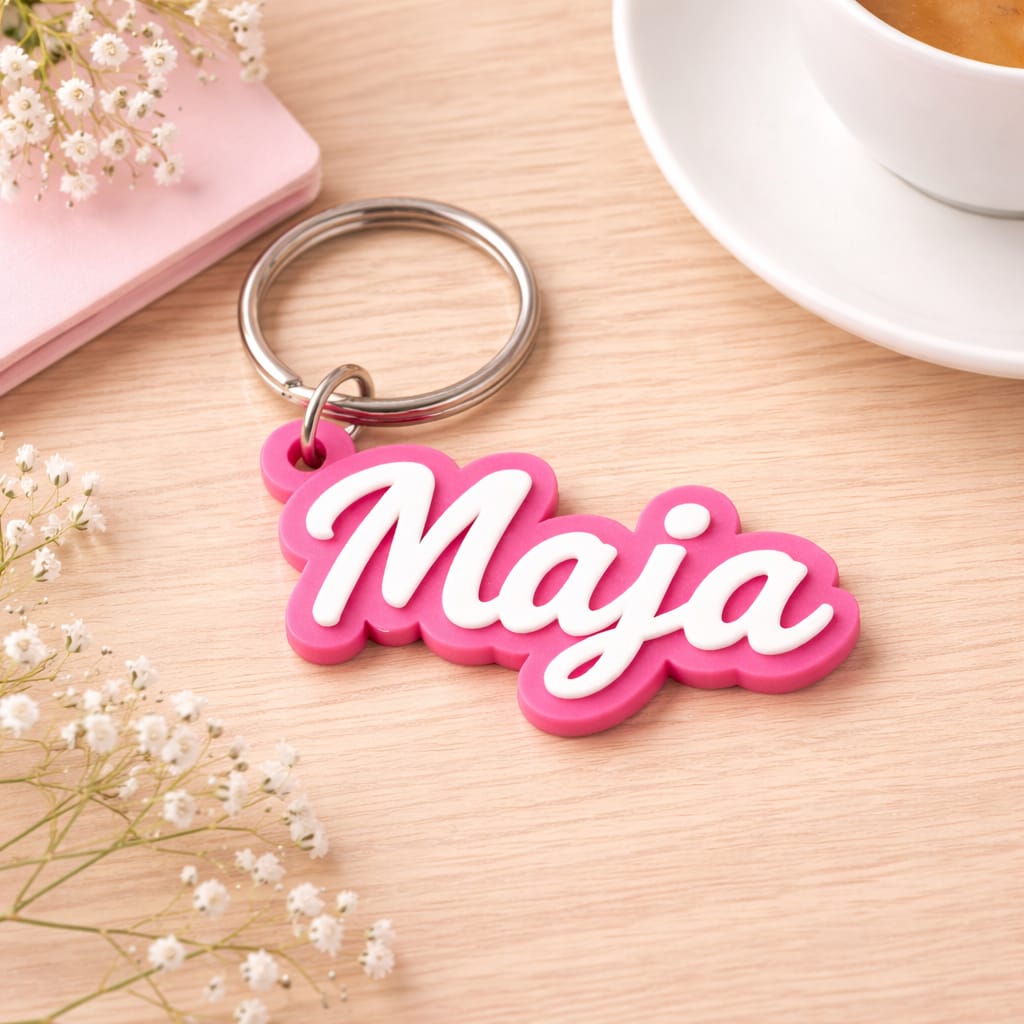 Llavero con nombre personalizado