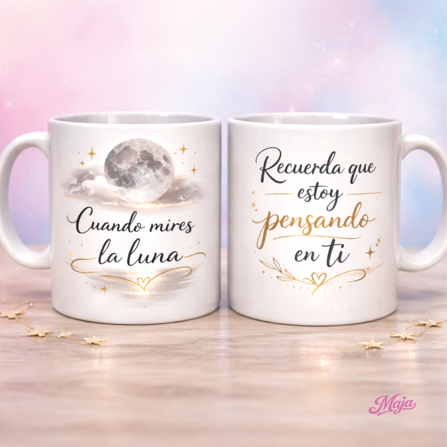 Taza Cuando mires la luna - Amor