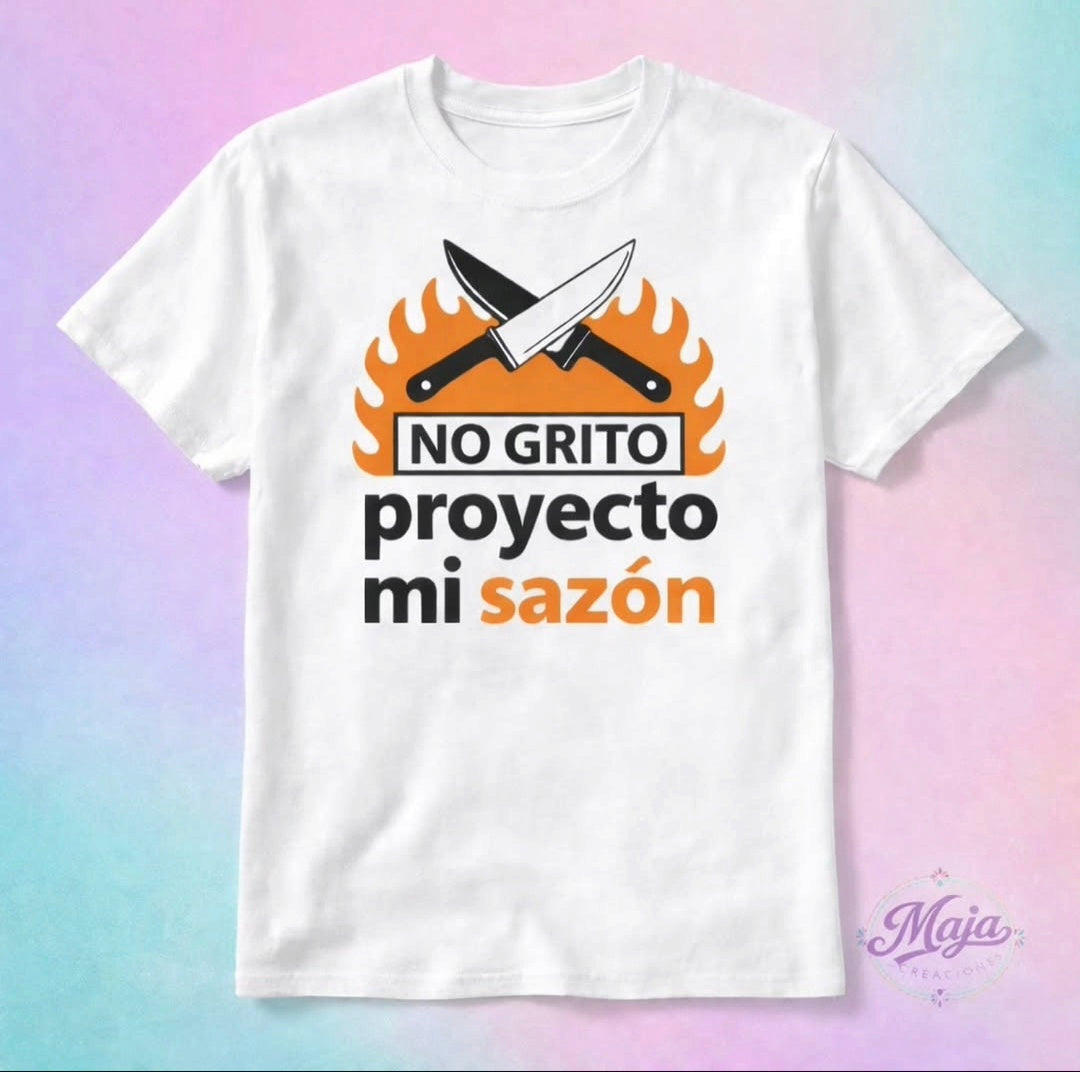 Camiseta Chef Proyecto mi sazón