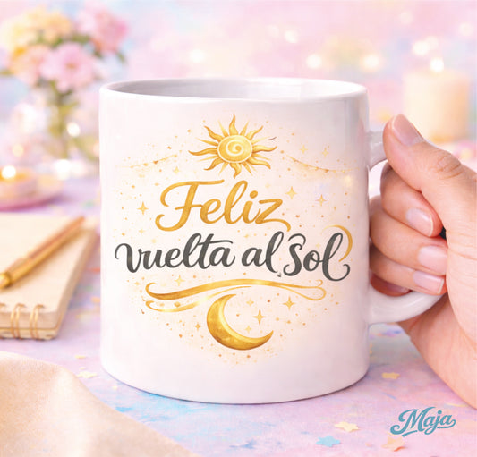 Taza Feliz vuelta al sol - Cumpleaños