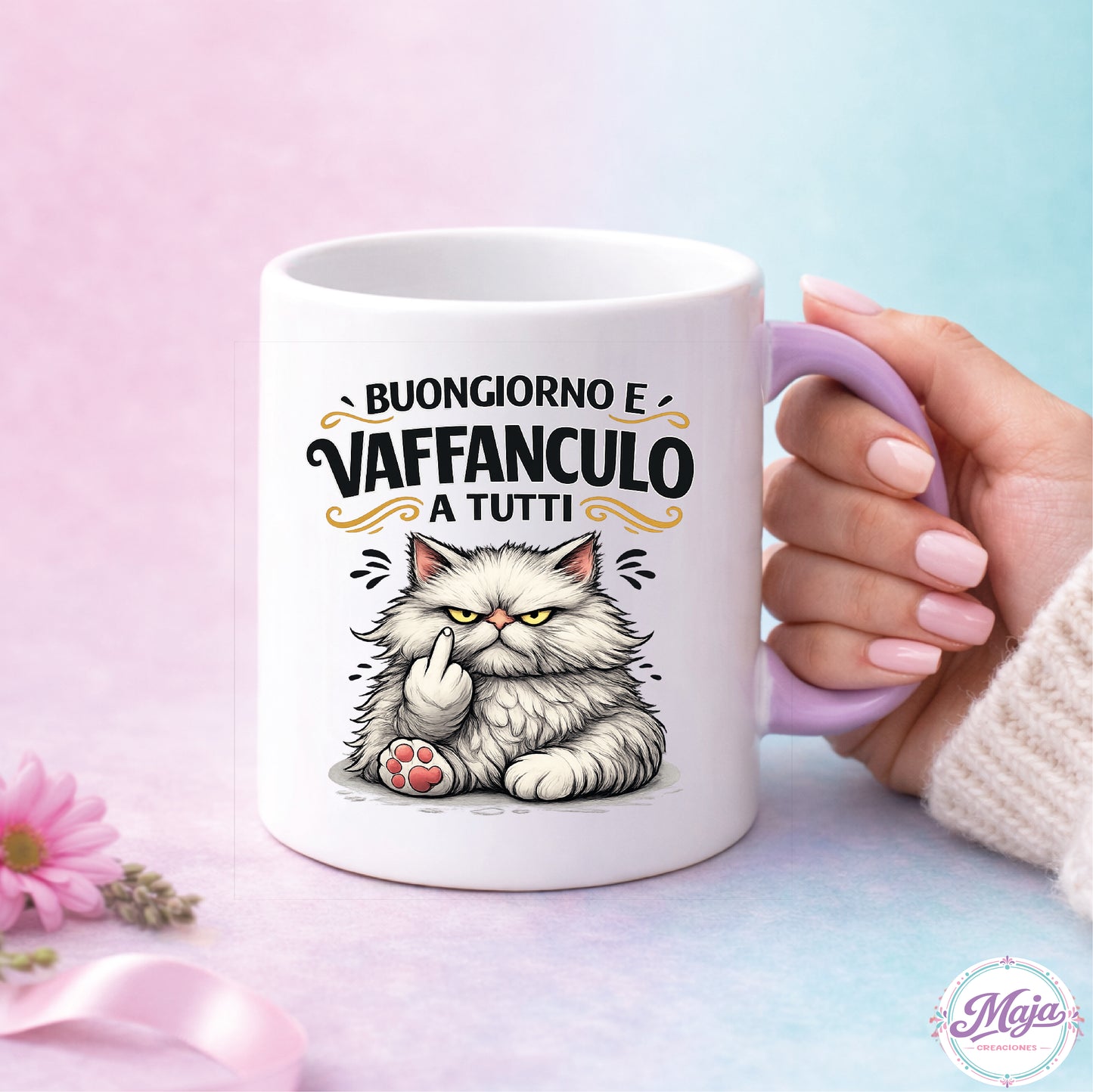 Taza Buongiorno - Actitud mañanera