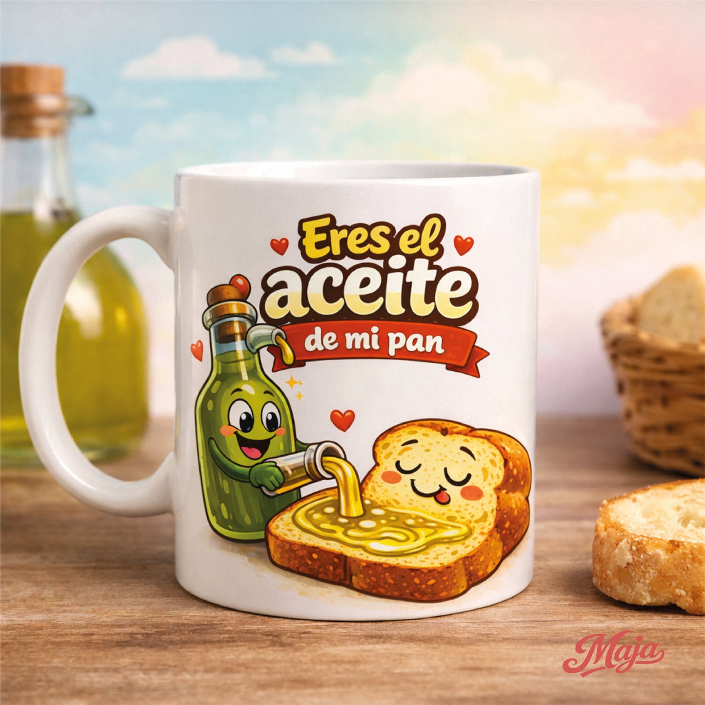 Taza Eres el aceite de mi pan - Graciosa