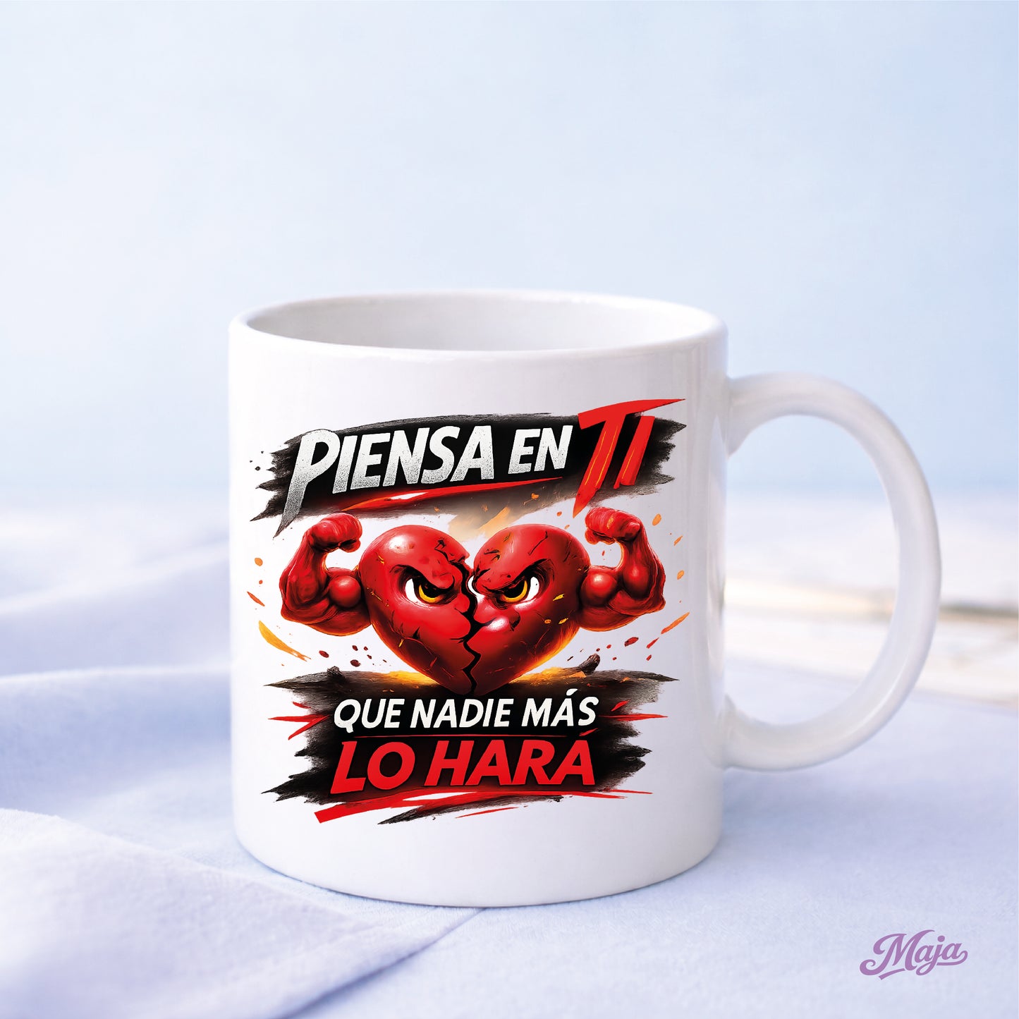 Taza Piensa en ti - Motivacional