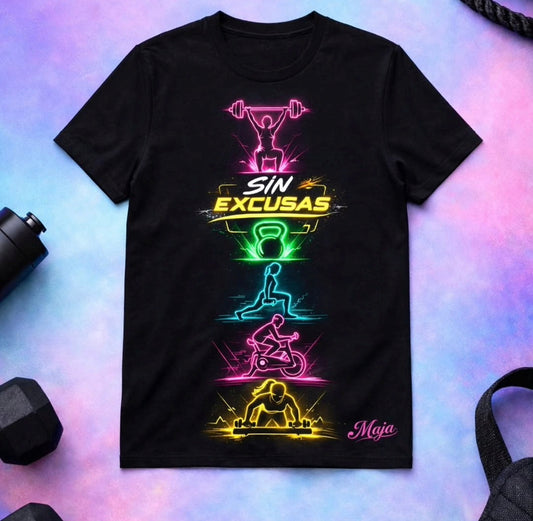 Camiseta Gym Sin excusas 💪