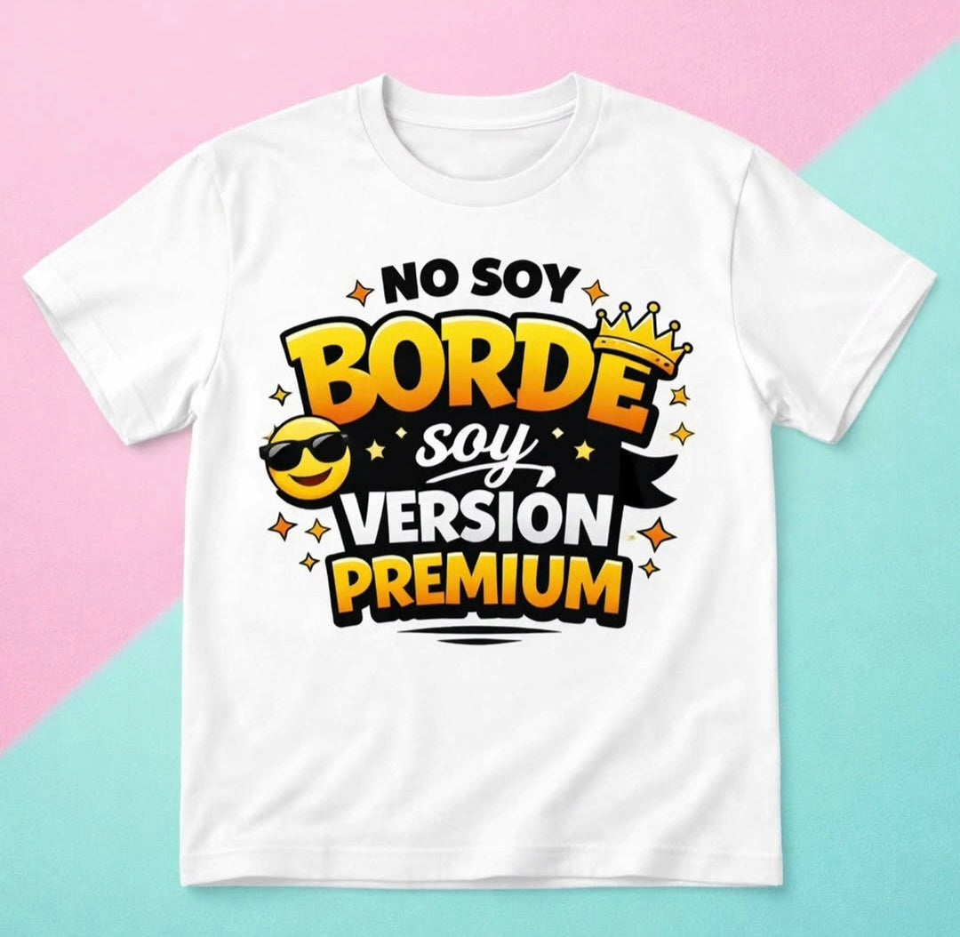 Camiseta No soy Borde