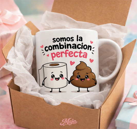 Taza Amor Somos la Combinación perfecta